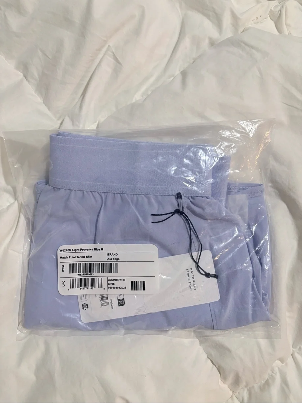 Alo Match Point Tennis Skirt NWT Light Provence Blue